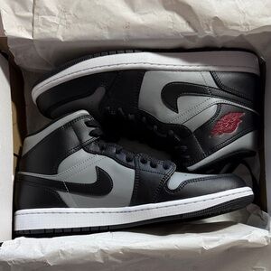 Nike Air Jordans 10.5 Black and Gray NEW